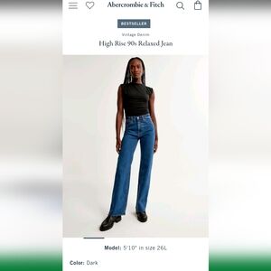 NWOT Abercrombie & Fitch jeans
